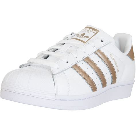 adidas damen superstar weiß gold|adidas Originals Women's Superstar Bold Sneaker .